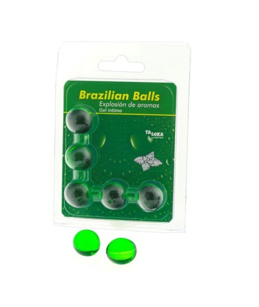 TALOKA - BRAZILIAN BALLS GEL ÍNTIMO MENTA 5 BOLAS