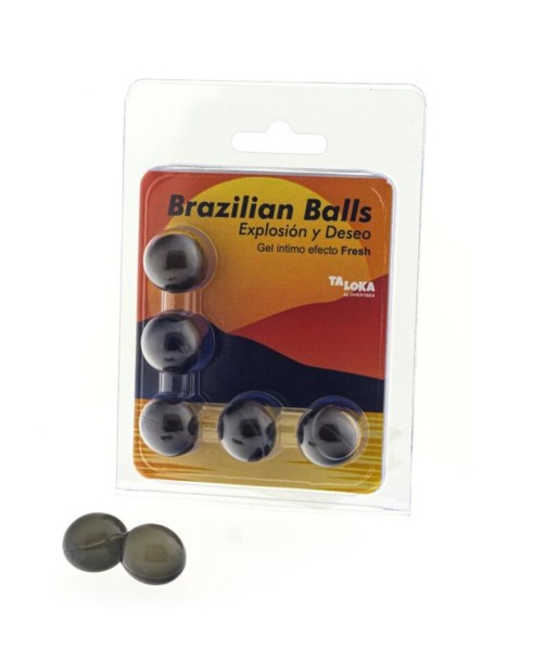TALOKA - BRAZILIAN BALLS GEL EXCITANTE EFECTO FRESCOR 5 BOLAS TALOKA - BRAZILIAN BALLS GEL EXCITANTE EFECTO FRESCOR 5 BOLAS