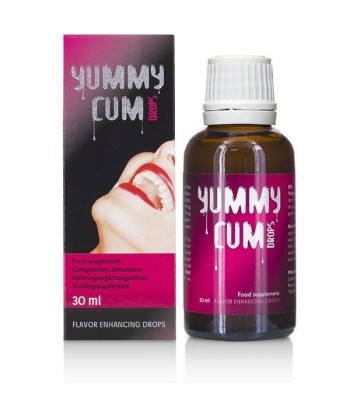 Yummy Cum Drops – Complemento Alimenticio en Gotas para Mejorar el Sabor y la Intensidad del Semen