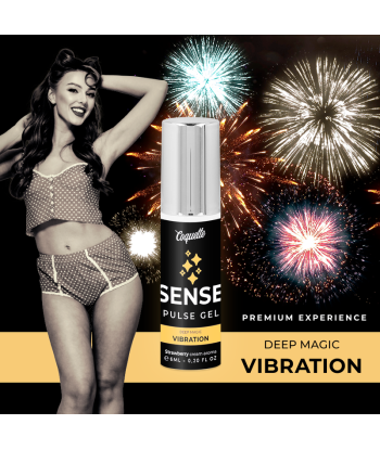 COQUETTE CHIC DESIRE - PULSE GEL FRESA VIBRACIÓN LIQUIDA PREMIUM 6ML