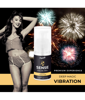 COQUETTE CHIC DESIRE - PULSE GEL FRESA VIBRACIÓN LIQUIDA PREMIUM 15ML