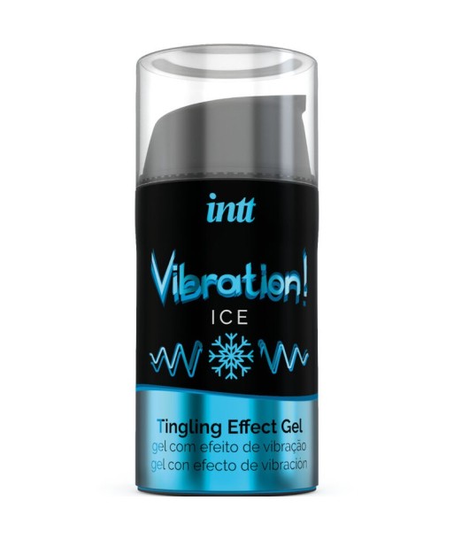 INTT - POTENTE ESTIMULANTE ÍNTIMO GEL VIBRADOR EFECTO FRÍO 15ML