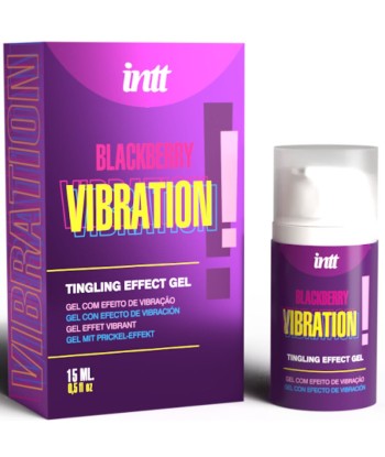 INTT RELEASES - GEL VIBRADOR LÍQUIDO SABOR MORA 15 ML
