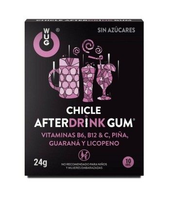 WUG After Drink – El chicle funcional que te ayuda a recuperar energía tras la noche