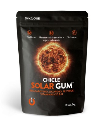 WUG Solar Gum – El chicle que prepara tu piel para el sol