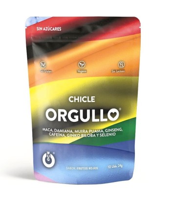 WUG Orgullo – Chicle Funcional con Maca, Ginseng y Ginkgo para Potenciar tu Vitalidad Íntima