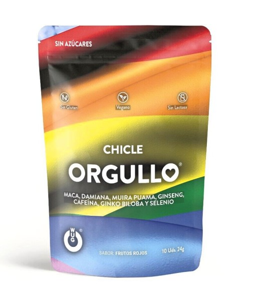 WUG Orgullo – Chicle Funcional con Maca, Ginseng y Ginkgo para Potenciar tu Vitalidad Íntima WUG Orgullo – Chicle Funcional con Maca, Ginseng y Ginkgo para Potenciar tu Vitalidad Íntima