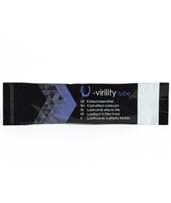 500 COSMETICS - U-VIRILITY LUBE LUBRICANTE EFECTO FRIO 10 X 5 ML