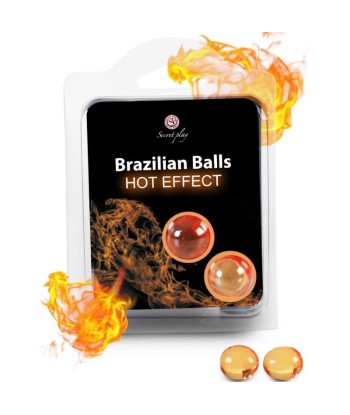 SECRETPLAY - BRAZILIAN BALLS EFECTO CALOR 2 UNIDADES