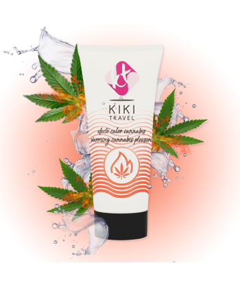KIKÍ TRAVEL - GEL DESLIZANTE SABOR A CANNABIS EFECTO CALOR INTENSO 50 ML