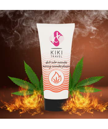 KIKÍ TRAVEL - GEL DESLIZANTE SABOR A CANNABIS EFECTO CALOR INTENSO 50 ML