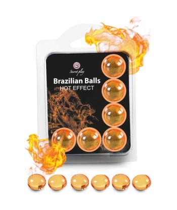 SECRETPLAY - SET 6 BRAZILIAN BALLS EFECTO CALOR