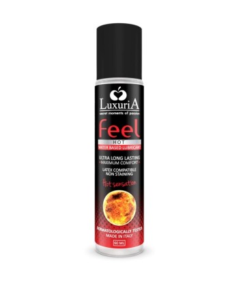 INTIMATELINE - LUXURIA FEEL HOT SENSATION LUBRICANTE BASE AGUA EFECTO CALOR 60 ML