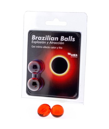 TALOKA - BRAZILIAN BALLS GEL EXCITANTE EFECTO CALOR Y FRÍO 2 BOLAS