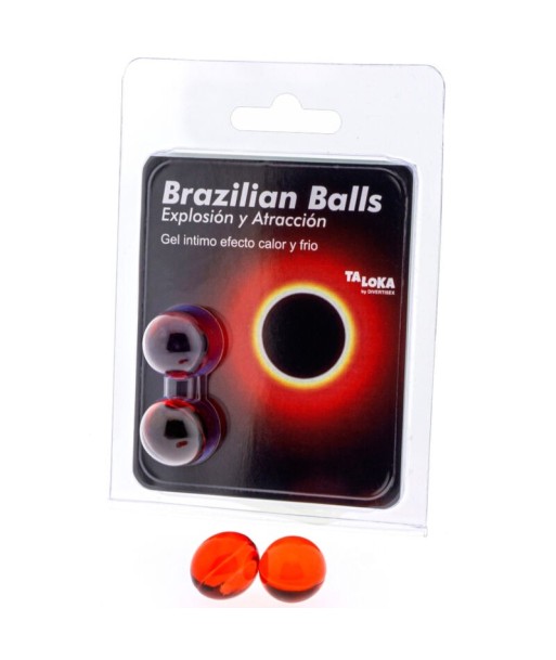 TALOKA - BRAZILIAN BALLS GEL EXCITANTE EFECTO CALOR Y FRÍO 2 BOLAS