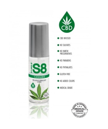 STIMUL8 - S8 LUBRICANTE HÍBRIDO CANNABIS 50 ML