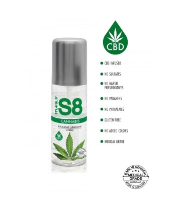 STIMUL8 - S8 LUBRICANTE HÍBRIDO CANNABIS 125 ML