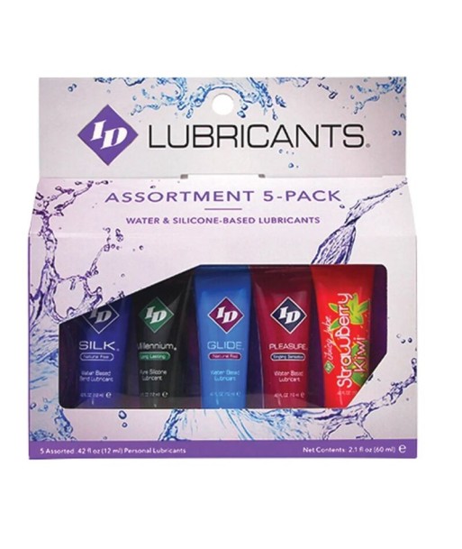 ID JUICY LUBE - SURTIDO 5X LUBRICANTE TUBE PACK 12 ML ID JUICY LUBE - SURTIDO 5X LUBRICANTE TUBE PACK 12 ML