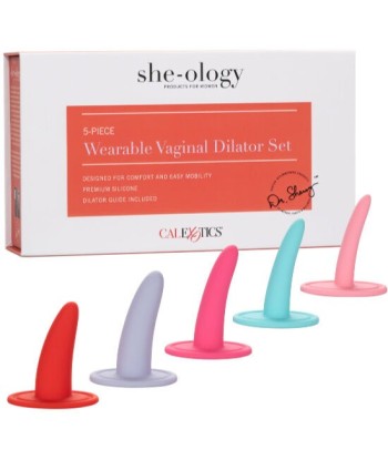 CALEXOTICS - KIT 5PC DILATADORES VAGINALES O ANALES MULTICOLOR