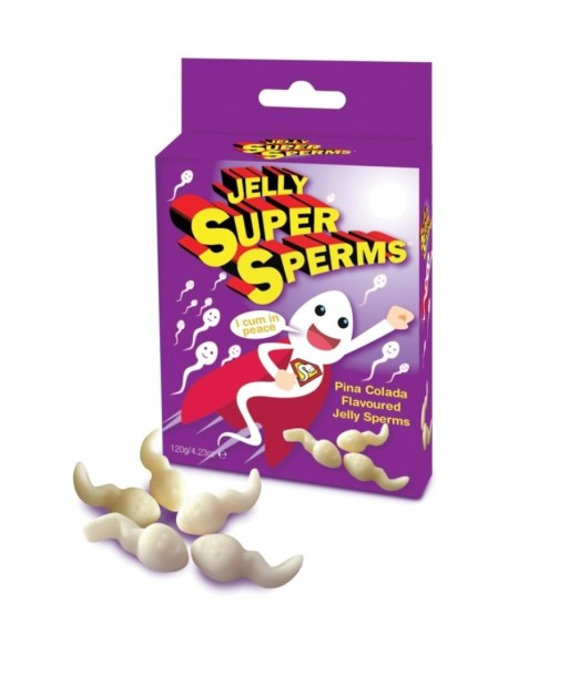 SPENCER and FLEETWOOD - JELLY SUPER SPERM GOMINOLAS FORMA ESPERMA 120 GR