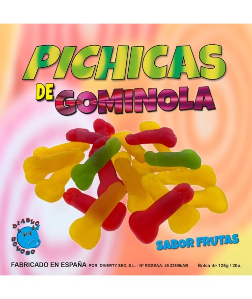 DIABLO GOLOSO - PICHITAS DE GOMINOLA FRUTAS