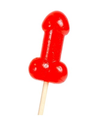 SECRETPLAY - PIRULETA PENE CARAMELO CEREZA CON EFECTO CALOR PICANTE
