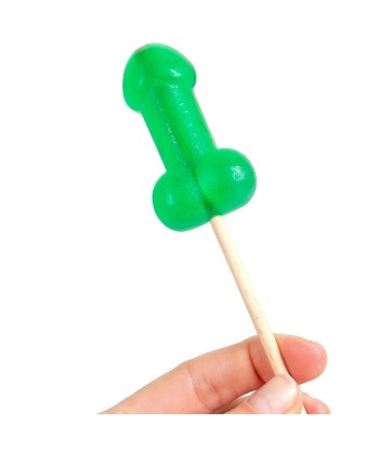 SECRETPLAY - PIRULETA PENE CARAMELO MENTA CON EFECTO FRÍO