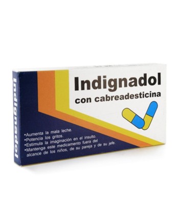 DIABLO GOLOSO - CAJA DE MEDICAMENTOS INDIGNADOL