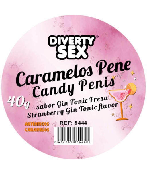 DIABLO PICANTE - 20 CARAMELOS CON FORMA DE PENE CON SABOR GIN TONIC DIABLO PICANTE - 20 CARAMELOS CON FORMA DE PENE CON SABOR GIN TONIC