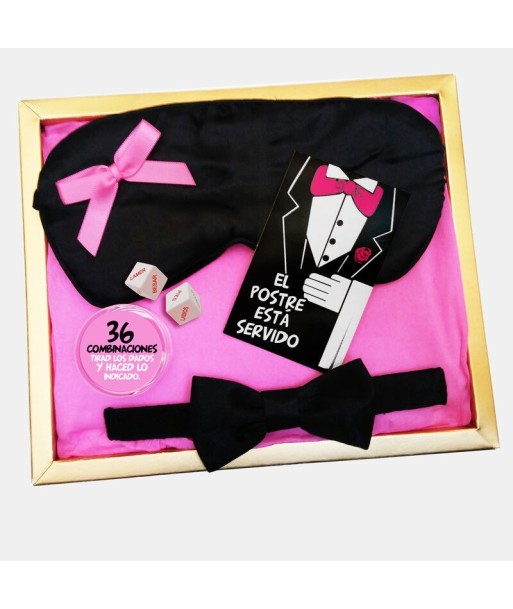 INEDIT - KIT ERÓTICO ANTIFAZ EL POSTRE ESTÁ SERVIDO