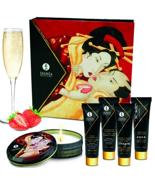 SHUNGA - KIT SECRET GEISHA FRESAS Y CAVA