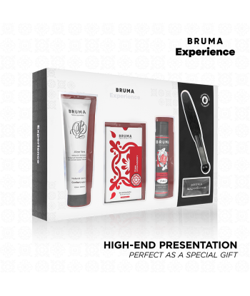 BRUMA XPERIENCE - KIT TENTACIÓN DULCE FRESA CON POTENCIADOR DE ORGASMOS