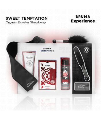BRUMA XPERIENCE - KIT TENTACIÓN DULCE FRESA CON POTENCIADOR DE ORGASMOS
