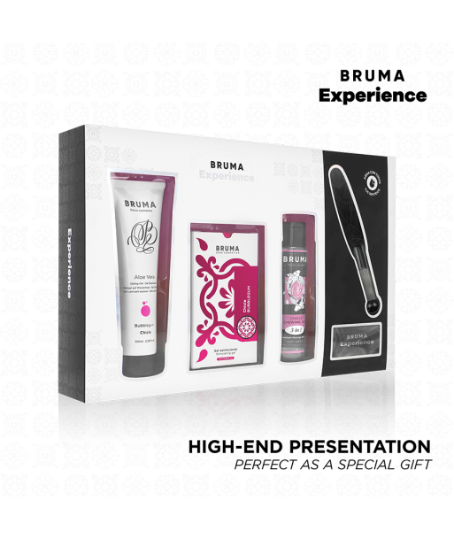BRUMA XPERIENCE - KIT TENTACIÓN DULCE CHICLE CON POTENCIADOR DE ORGASMOS