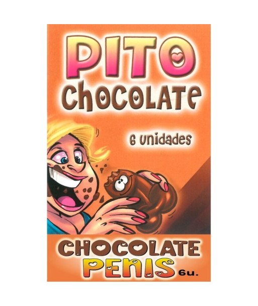 DIABLO PICANTE - CAJA 6 CHOCOLATINAS FORMA PENE