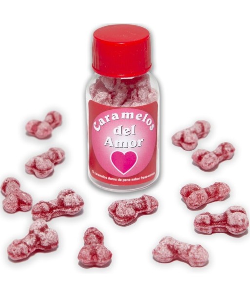 DIABLO PICANTE - 12 CARAMELOS DEL AMOR FORMA PENE FRESA-CEREZA DIABLO PICANTE - 12 CARAMELOS DEL AMOR FORMA PENE FRESA-CEREZA