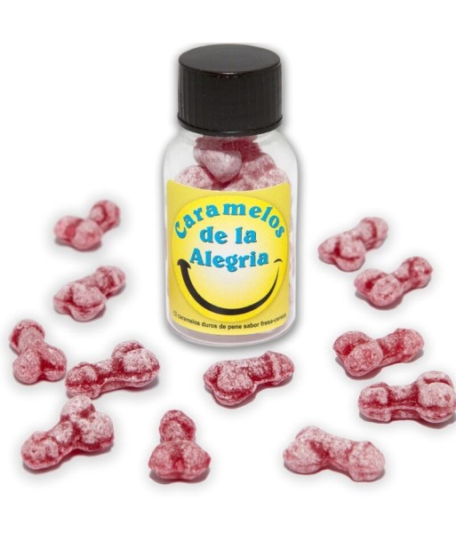 DIABLO PICANTE - 12 CARAMELOS DE LA ALEGRÍA FORMA PENE FRESA-CEREZA DIABLO PICANTE - 12 CARAMELOS DE LA ALEGRÍA FORMA PENE FRESA-CEREZA