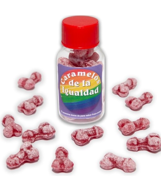 DIABLO PICANTE - 12 CARAMELOS DE LA IGUALDAD FORMA PENE FRESA-CEREZA DIABLO PICANTE - 12 CARAMELOS DE LA IGUALDAD FORMA PENE FRESA-CEREZA