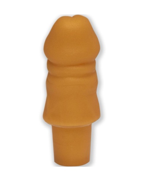 DIABLO PICANTE - TAPÓN FORMA PENE DORADO DIABLO PICANTE - TAPÓN FORMA PENE DORADO