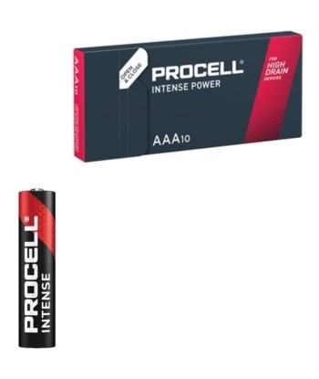 PROCELL - INTENSE POWER ALCALINA LR03 AAA 1,5V CAJA10