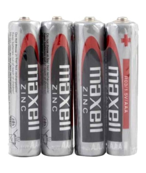 MAXELL - PILA SALINA MANGANESO AAA R03 RETRACTIL4 MAXELL - PILA SALINA MANGANESO AAA R03 RETRACTIL4