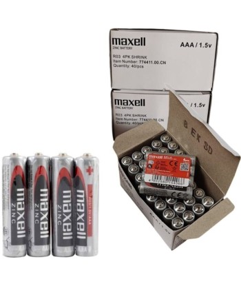 MAXELL - PILA SALINA MANGANESO AAA R03 RETRACTIL4