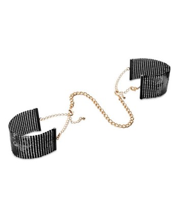 BIJOUX - DÉSIR MÉTALLIQUE ESPOSAS MALLA METALICA NEGRA