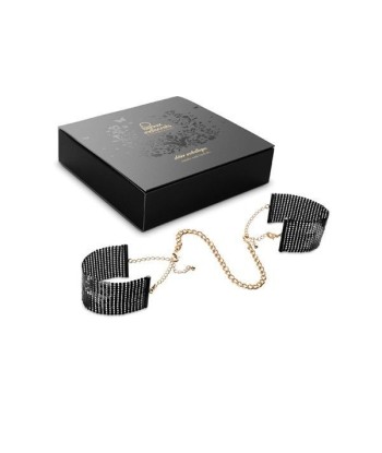 BIJOUX - DÉSIR MÉTALLIQUE ESPOSAS MALLA METALICA NEGRA