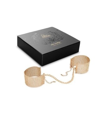 BIJOUX - DÉSIR MÉTALLIQUE ESPOSAS MALLA METALICA DORADA