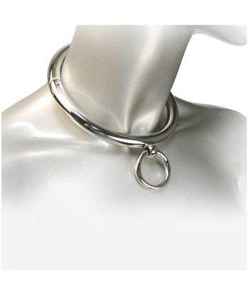 METAL HARD - BDSM COLLAR CON ARGOLLA 18CM