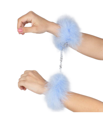 SECRETPLAY - ESPOSAS AZUL MARABOU