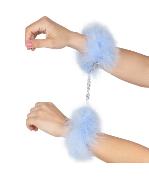 SECRETPLAY - ESPOSAS AZUL MARABOU SECRETPLAY - ESPOSAS AZUL MARABOU