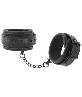 FETISH SUBMISSIVE - ESPOSAS TOBILLOS CUERO VEGANO CON FORRO DE NEOPRENO