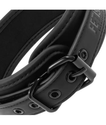 FETISH SUBMISSIVE - COLLAR CON CADENA CON FORRO DE NEOPRENO